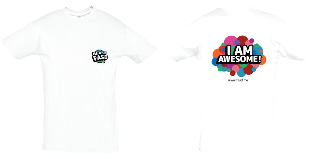 I am awesome (bubbles): Adult Unisex Tshirt