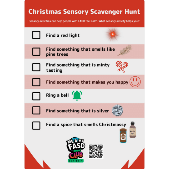 Christmas Sensory Scavenger Hunt
